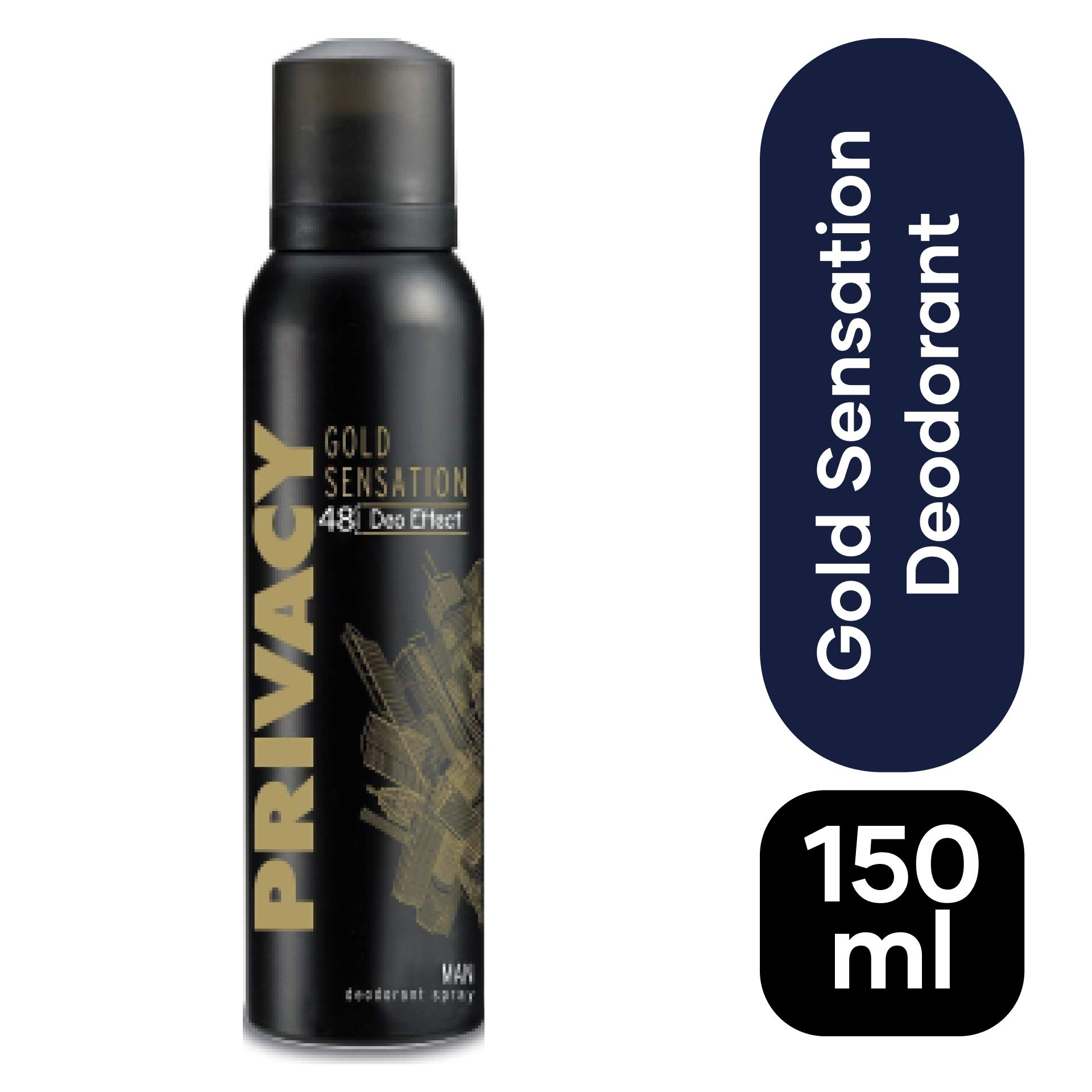 Privacy Deodorant 150 Ml Men Gold Sensation