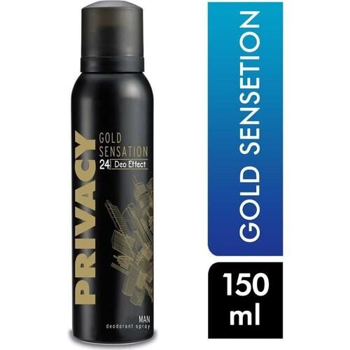 Privacy Deodorant 150 Ml Men Gold Sensation