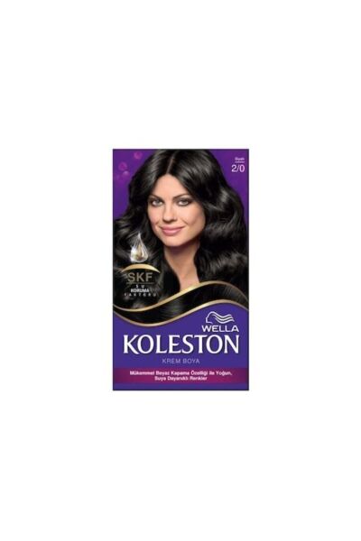 Wella Koleston Kit Saç Boyası 2/0 Siyah