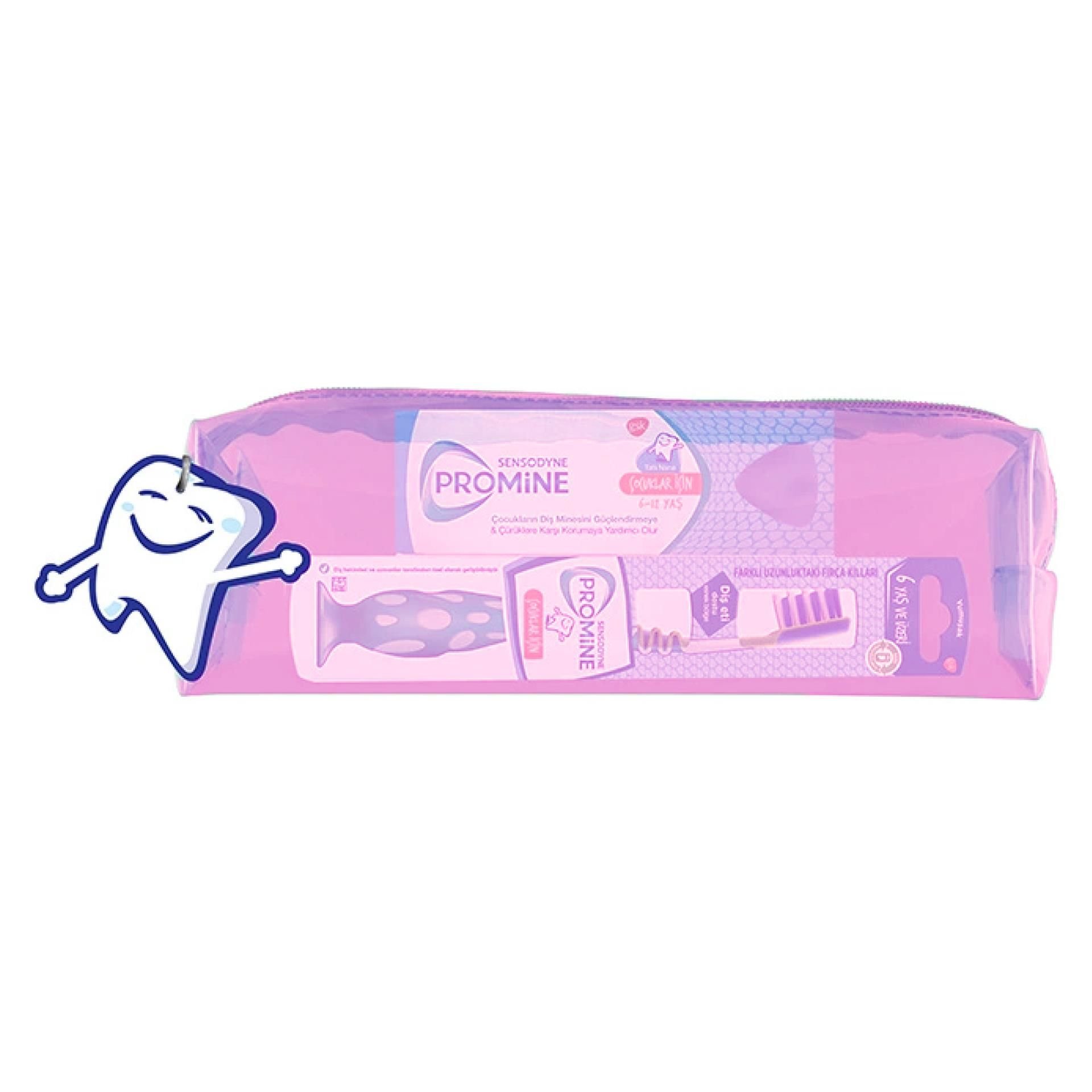 Sensodyne Promine Çocuk Macun + Fırça + Kalemlik