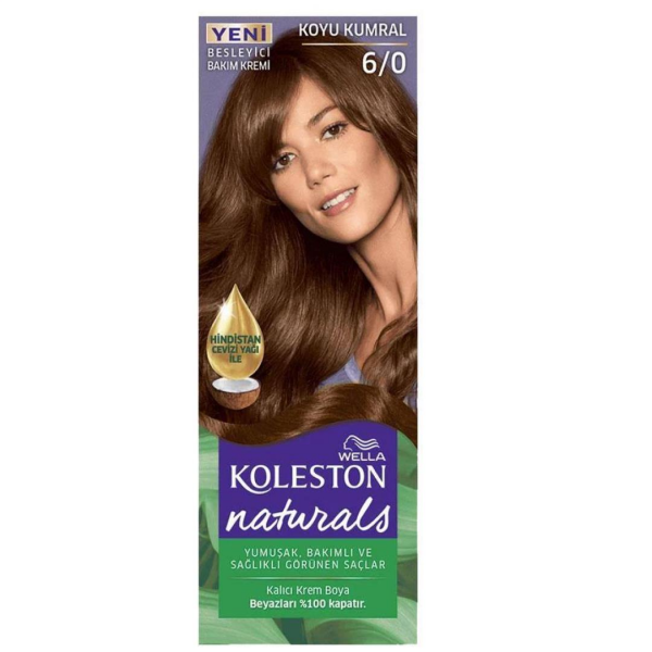 Wella Koleston Naturals Saç Boyası 6/0 Koyu Kumral