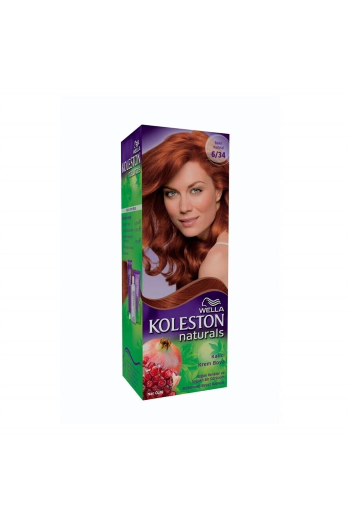 Wella Koleston Naturals Saç Boyası 6/34 Bakır Kumral