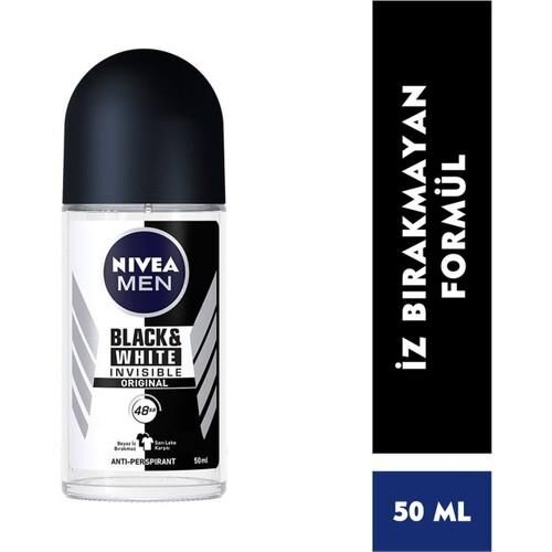 Nivea Roll-on 50 ml Erkek B&W Orijinal