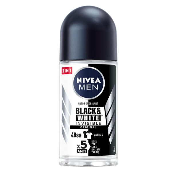 Nivea Roll-on 50 ml Erkek B&W Orijinal