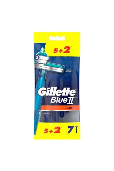 Poşet Gillette Blue2 Kullan-At Tıraş Bıçağı 7'li