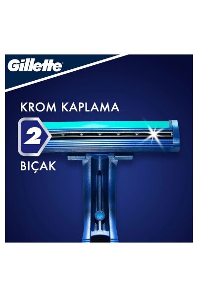 Poşet Gillette Blue2 Kullan-At Tıraş Bıçağı 7'li