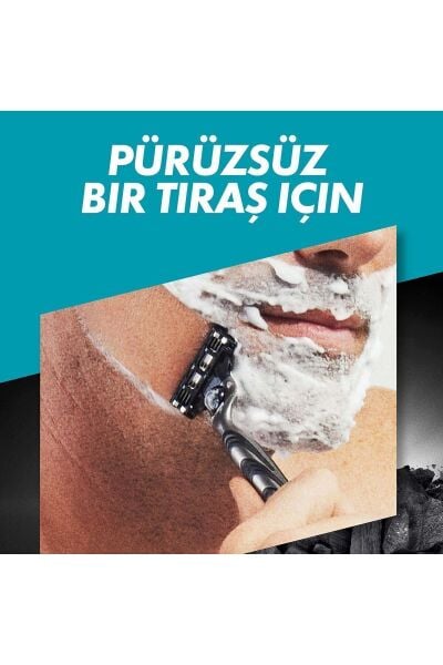 Gillette Mach-3 2'li Yedek Charcoal