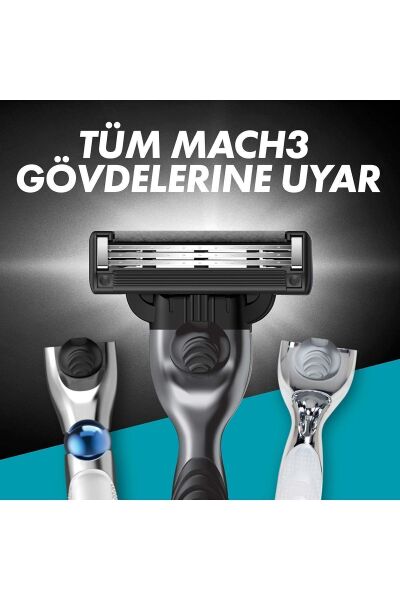 Gillette Mach-3 2'li Yedek Charcoal