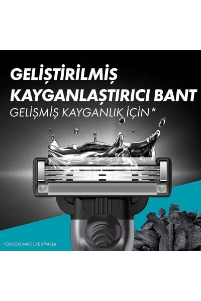 Gillette Mach-3 2'li Yedek Charcoal