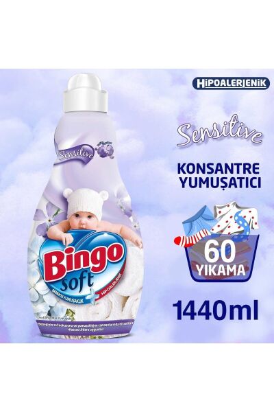 Bingo Soft Konsantre Yumuşatıcı 1440 Ml Sensitive