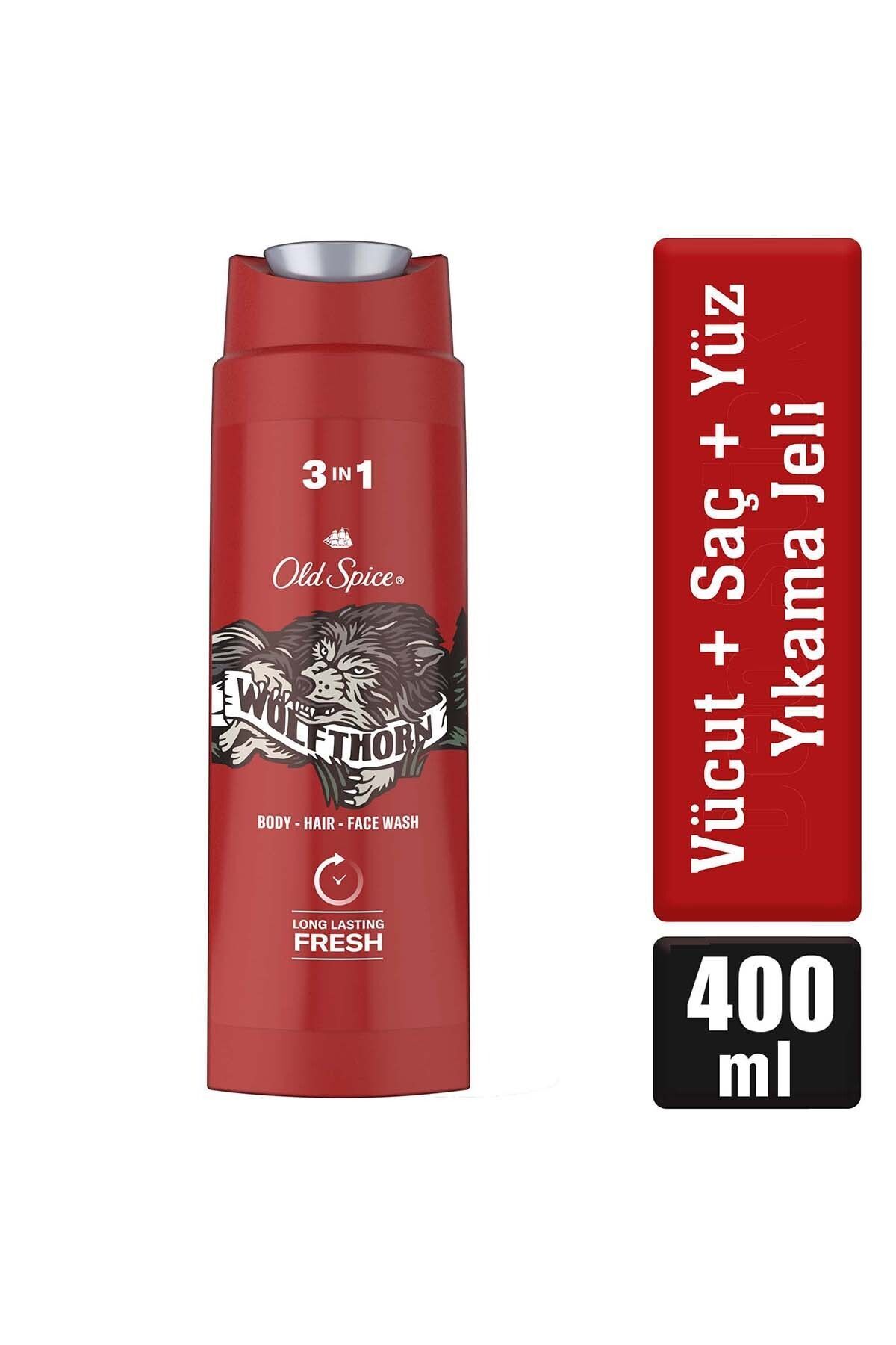 Old Spice Wolfthorn Erkekler İçin Duş Jeli ve Şampuan 400 ml