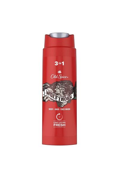 Old Spice Wolfthorn Erkekler İçin Duş Jeli ve Şampuan 400 ml