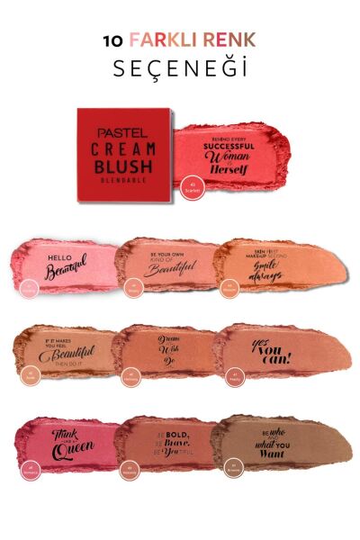 Pastel Profashion Cream Blush Allık No: 43 3.6 gr