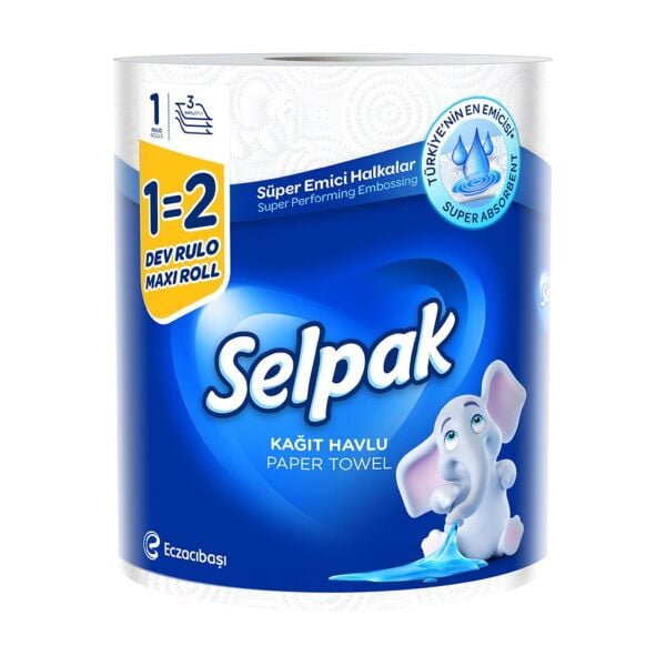 Selpak Dev Rulo 1=2 Kağıt Havlu