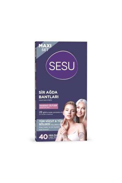 Sesu Hassas Ciltler Ağda Bandı 40 Lı