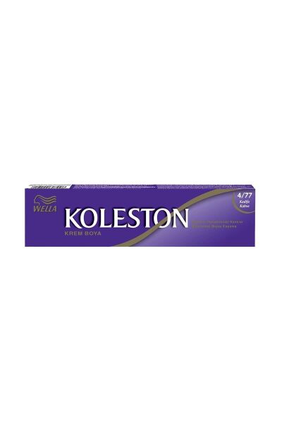 Wella Koleston Tüp Saç Boyası 4/77 Kadife Kahve