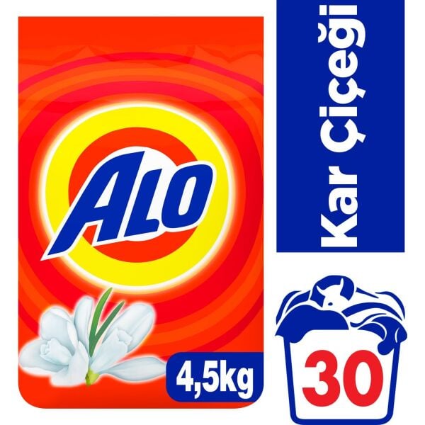 Alo 4,5 kg  Beyaz Ve Renkliler Toz Deterjanı Kar Çiçeği