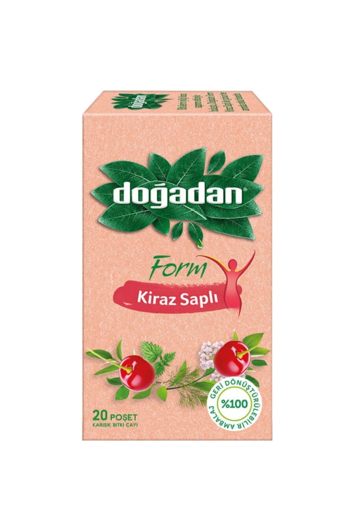 Doğadan Form Kiraz Saplı Karışık Bitki Çayı 20 Adet