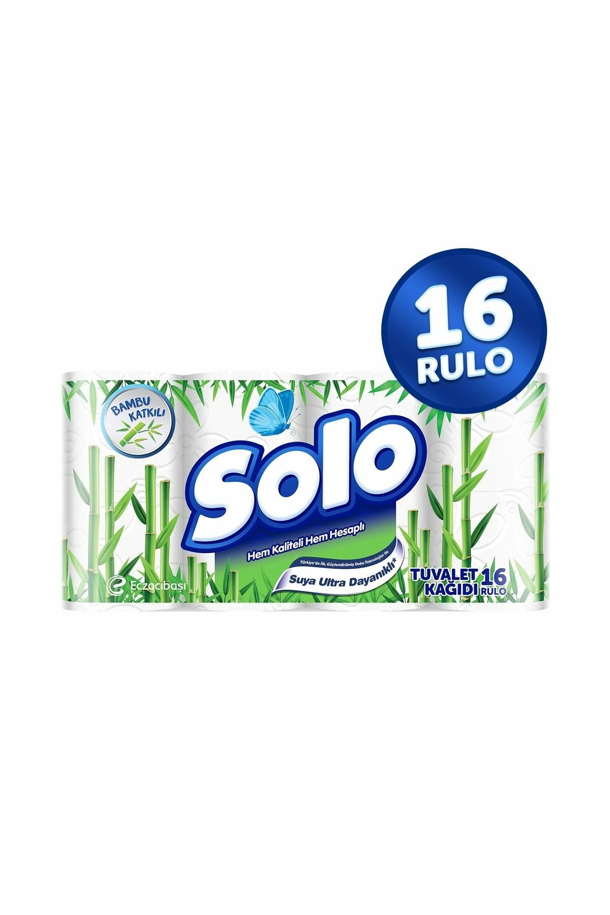 Solo Tuvalet Kağıdı Bambu Katkılı 16'lı
