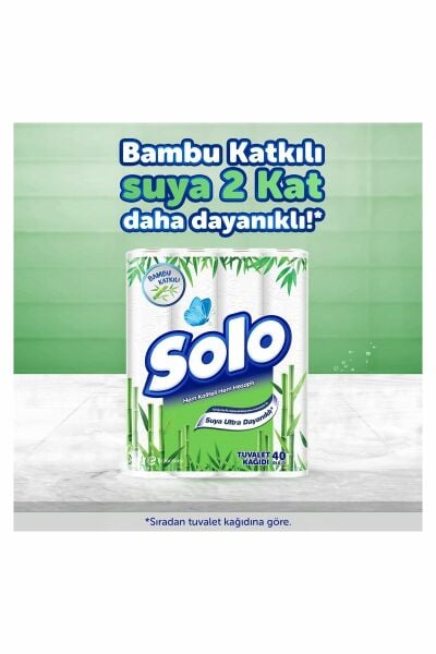 Solo Tuvalet Kağıdı Bambu Katkılı 16'lı