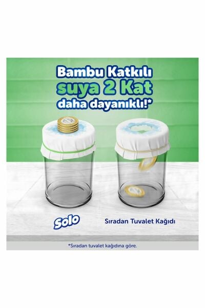 Solo Tuvalet Kağıdı Bambu Katkılı 16'lı