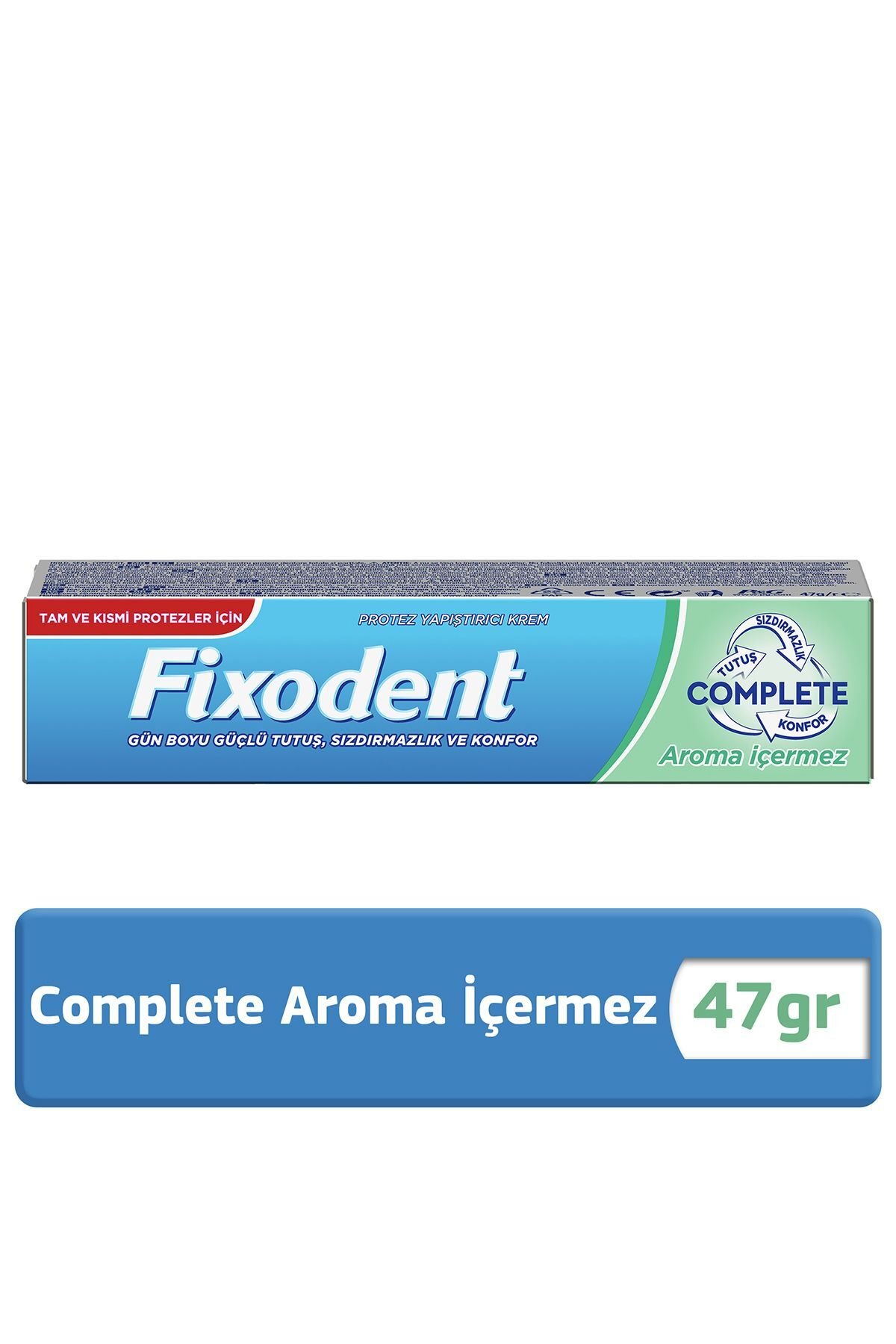Fixodent Diş Protez Yapıştırıcı Krem Complete Ekstra Ferah 47 gr