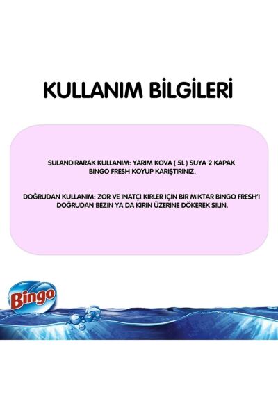 Bingo Fresh Yüzey Temizleyici 2,5 L Manolya Baharı