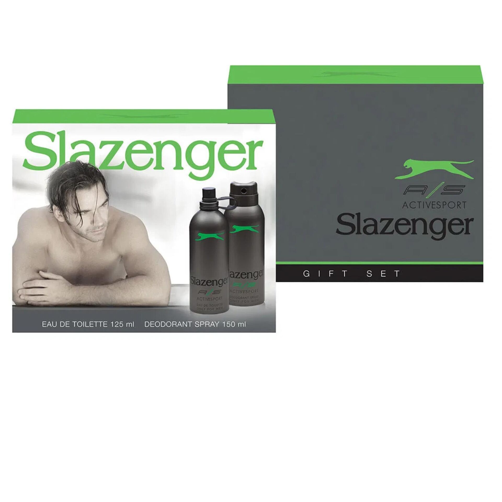 Slazenger Activesport Yeşil Erkek Parfüm Edt 125 ml + Deodorant 150 ml Set