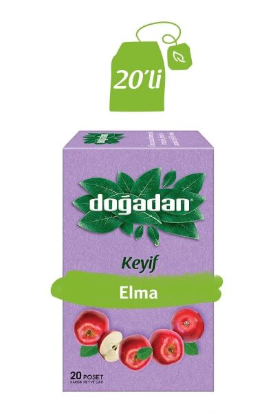 Doğadan 20'li Elma Çayı