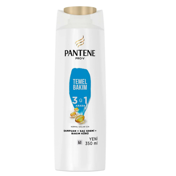 Pantene Şampuan 350 ml 3-1 Temel Bakım