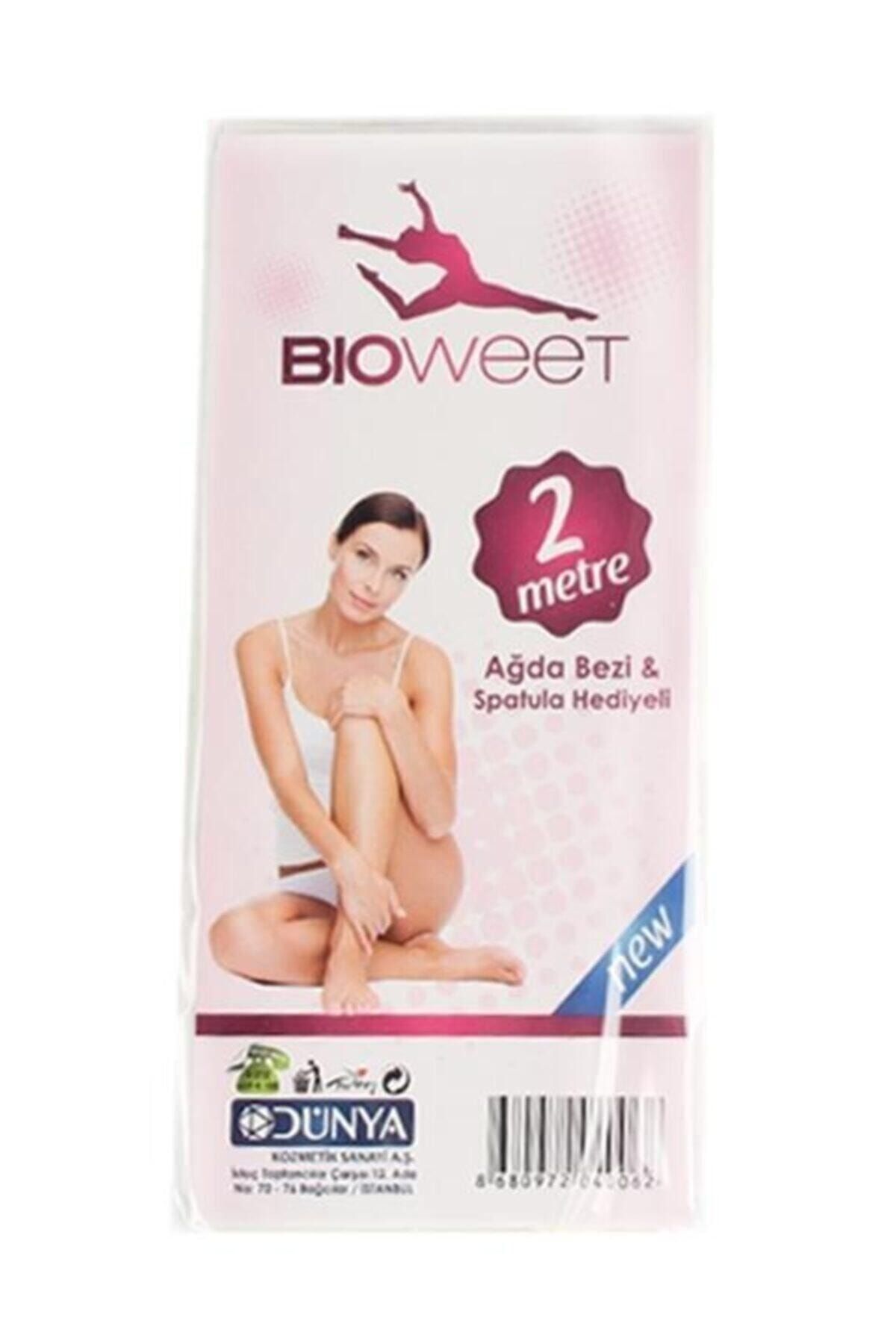 Biowet Ağda Bezi 2 Metre Rulo Spatula Hediye