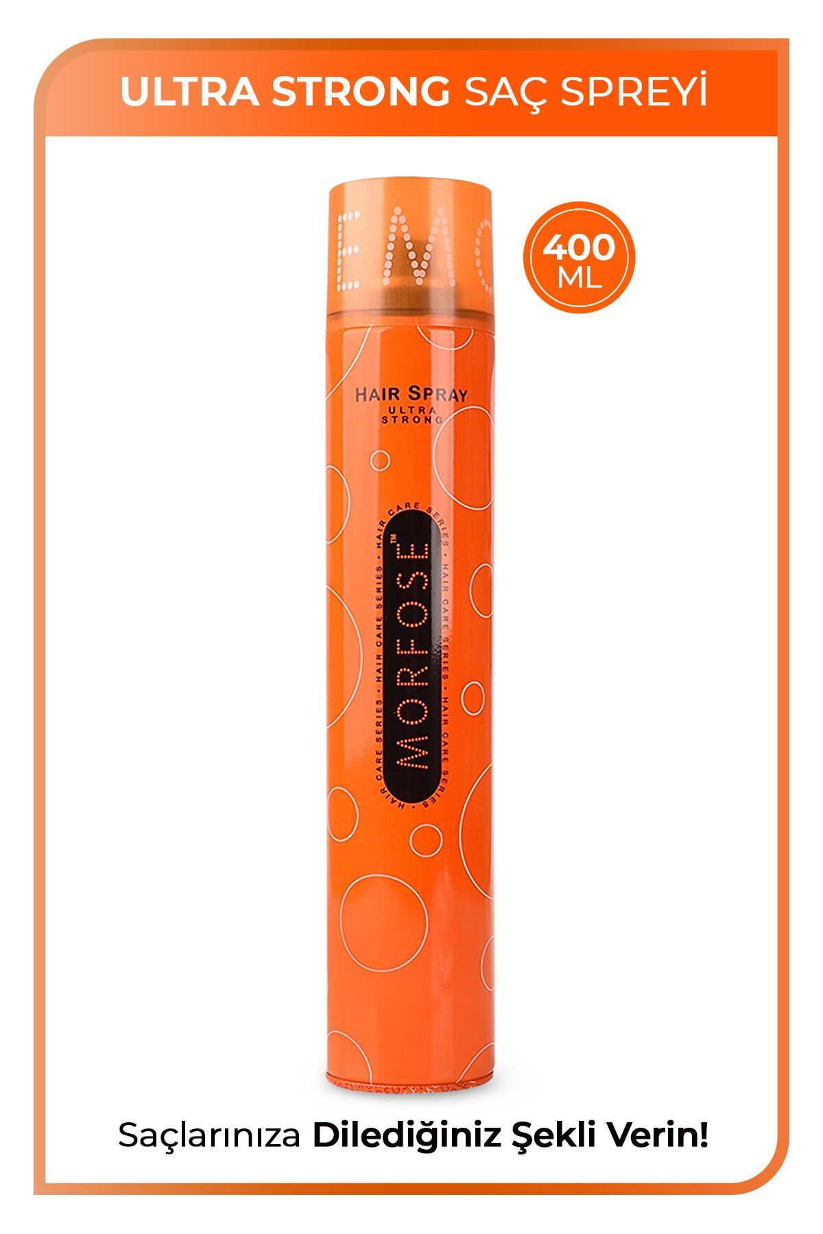 Morfose Saç Spreyi 400 ml Turuncu