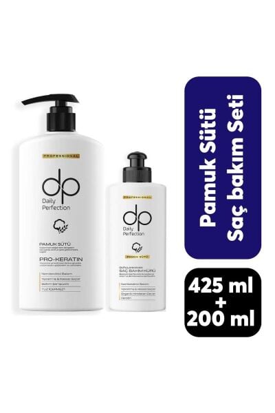 Dp Şampuan 425 ml + 200 ml Bakım Kürü Pamuk Sütü
