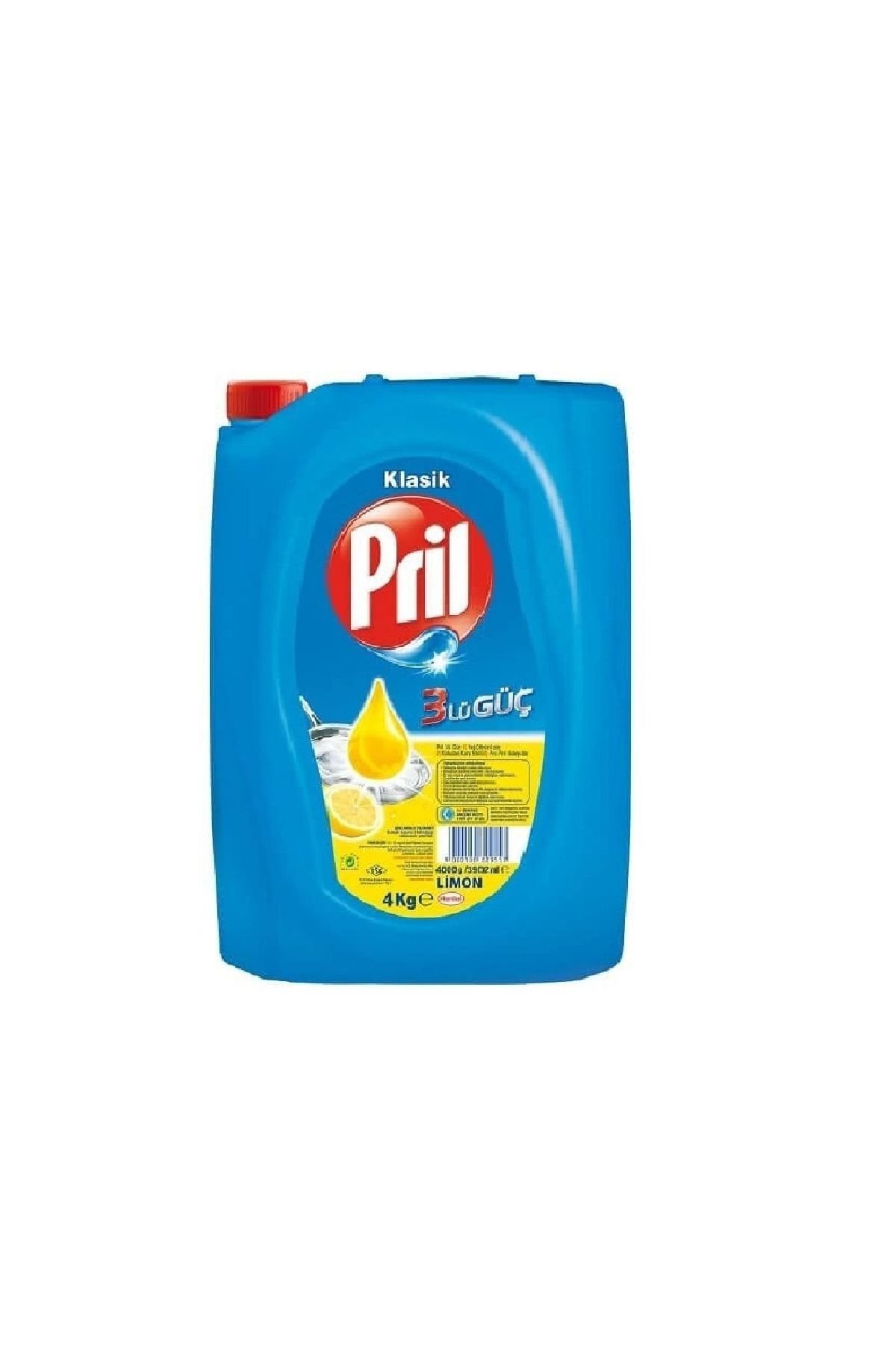 Pril 4 kg Sıvı Bulaşık Detarjanı Limon Kokulu