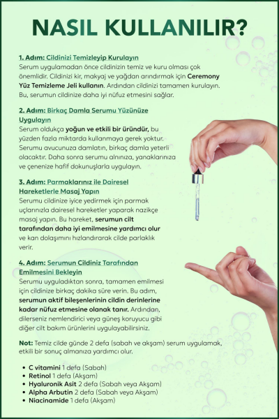 Ceremony Niacinamide Koruyucu-Onarıcı Cilt Bakım Serumu 30 ml
