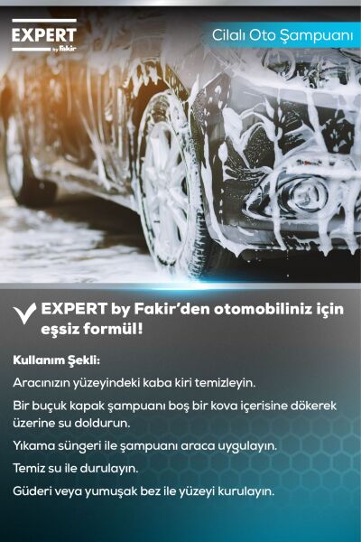 Expert by Fakir Cilalı Oto Şampuanı 1000 ml