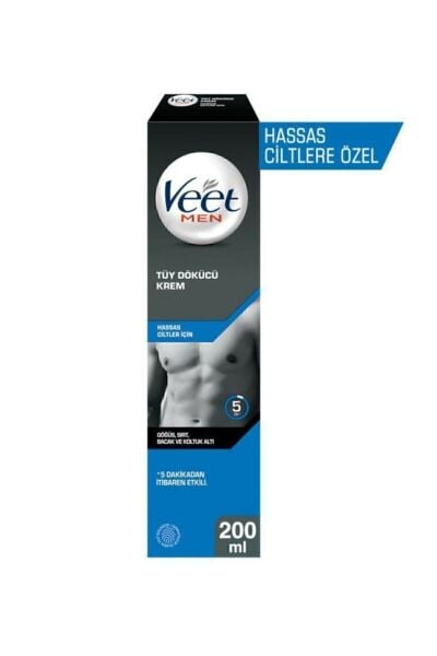 Veet Men 200 Ml Krem Hassas (Mavi)