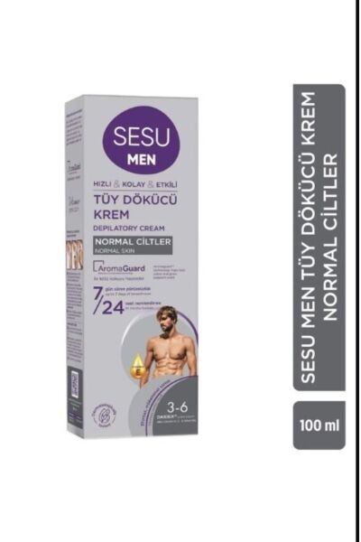 Sesu Erkekler için Tüy Dökücü Krem 100ml
