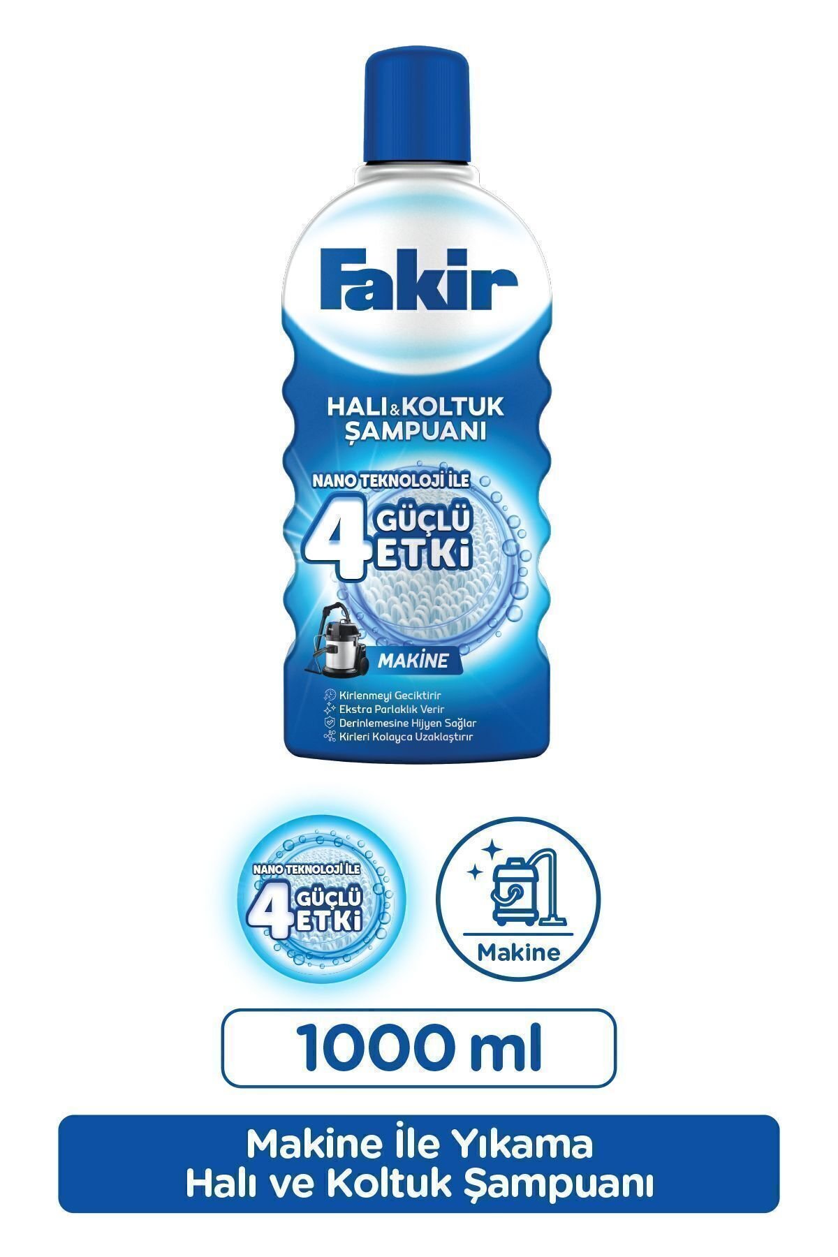 Fakir Halı & Koltuk Şampuanı Makine 1000 Ml