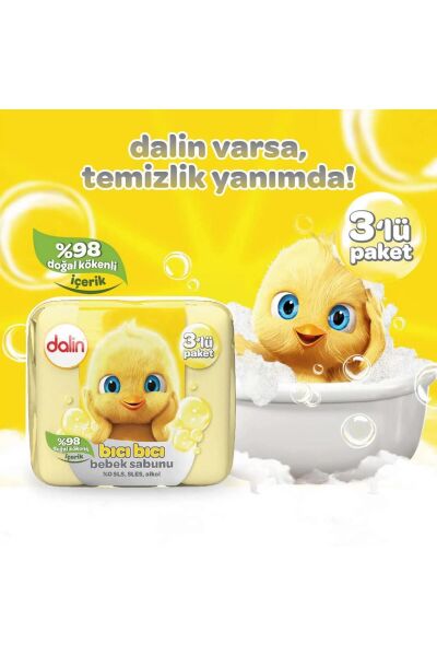 Dalin Bebek Sabunu 3'lü Bıcı Bıcı