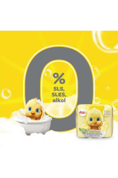 Dalin Bebek Sabunu 3'lü Bıcı Bıcı