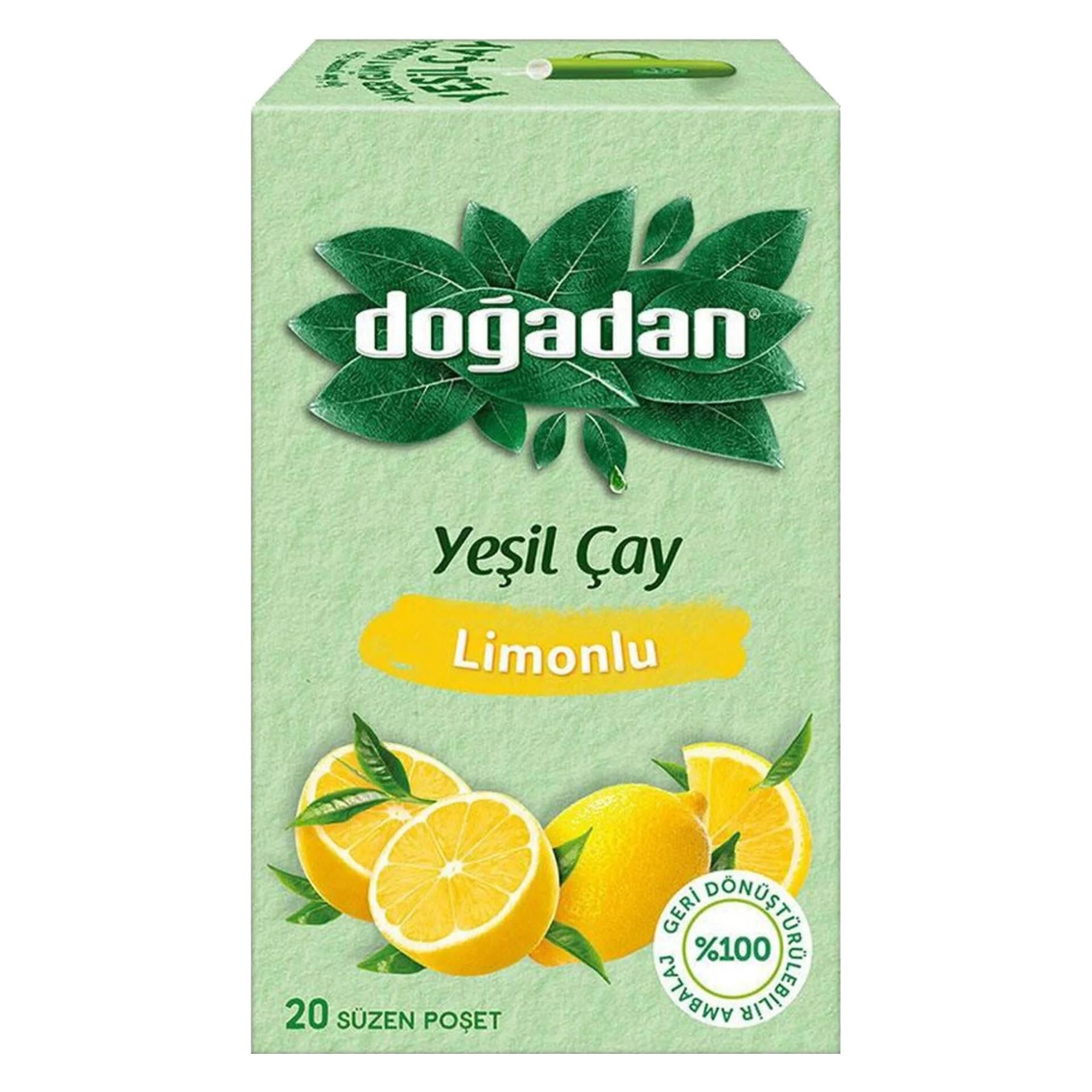 Doğadan Yeşil Çay Limonlu