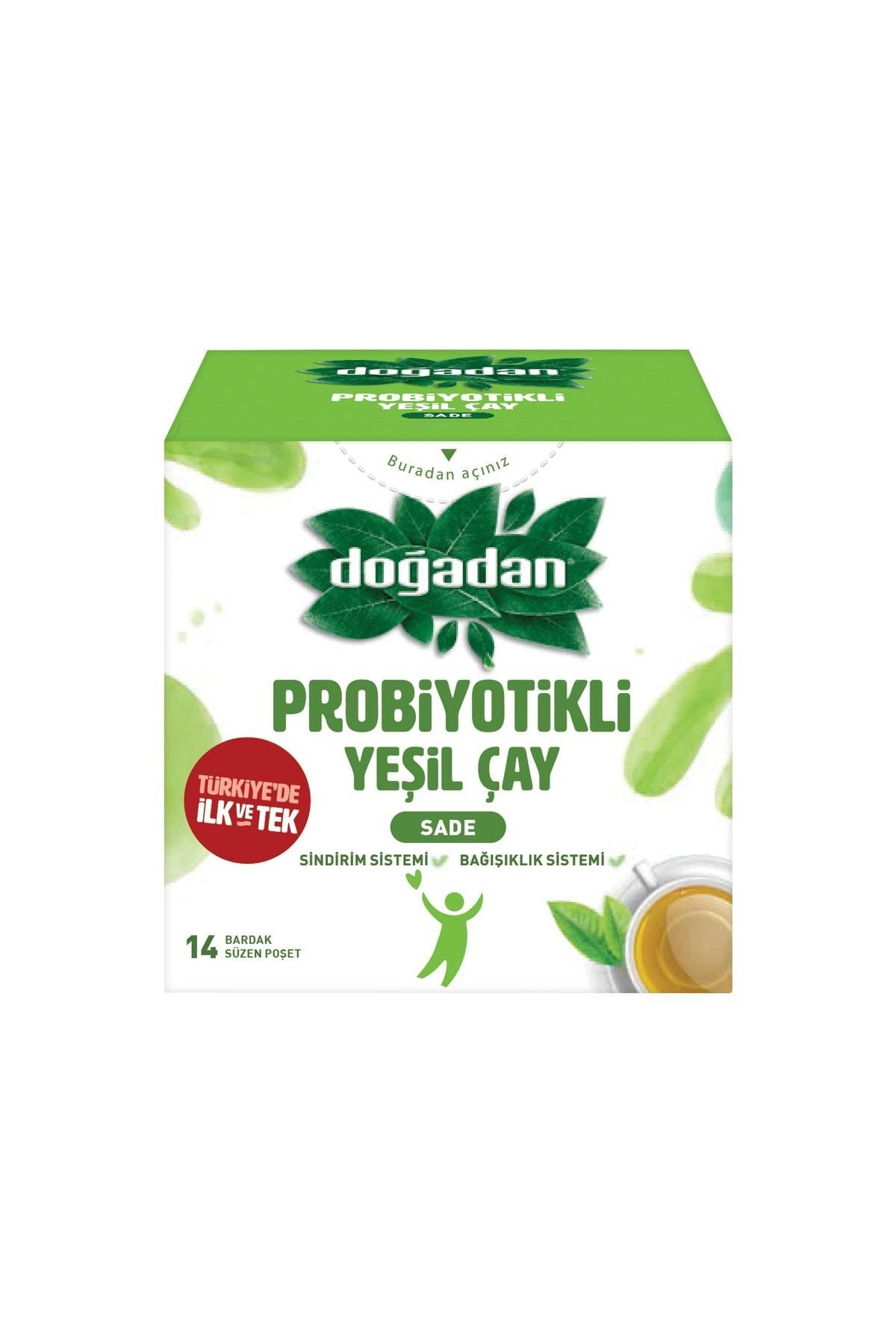 Doğadan Probiyotik Yeşil Çay Sade