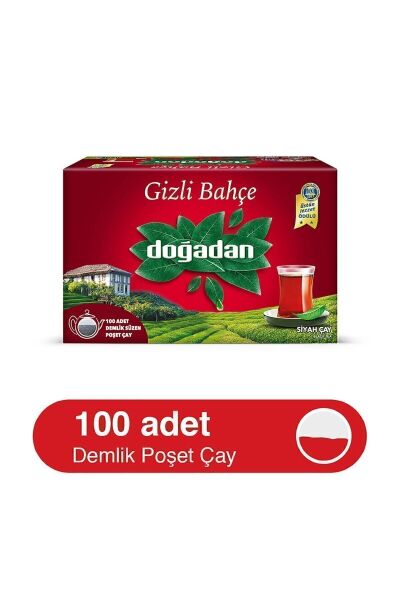 Doğadan Gizli Bahçe Demlik Poşet Çay 100 Adet 320 Gr