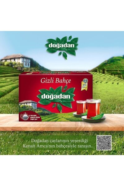 Doğadan Gizli Bahçe Demlik Poşet Çay 100 Adet 320 Gr