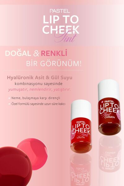 Pastel Ruj ve Allık Carmen 01