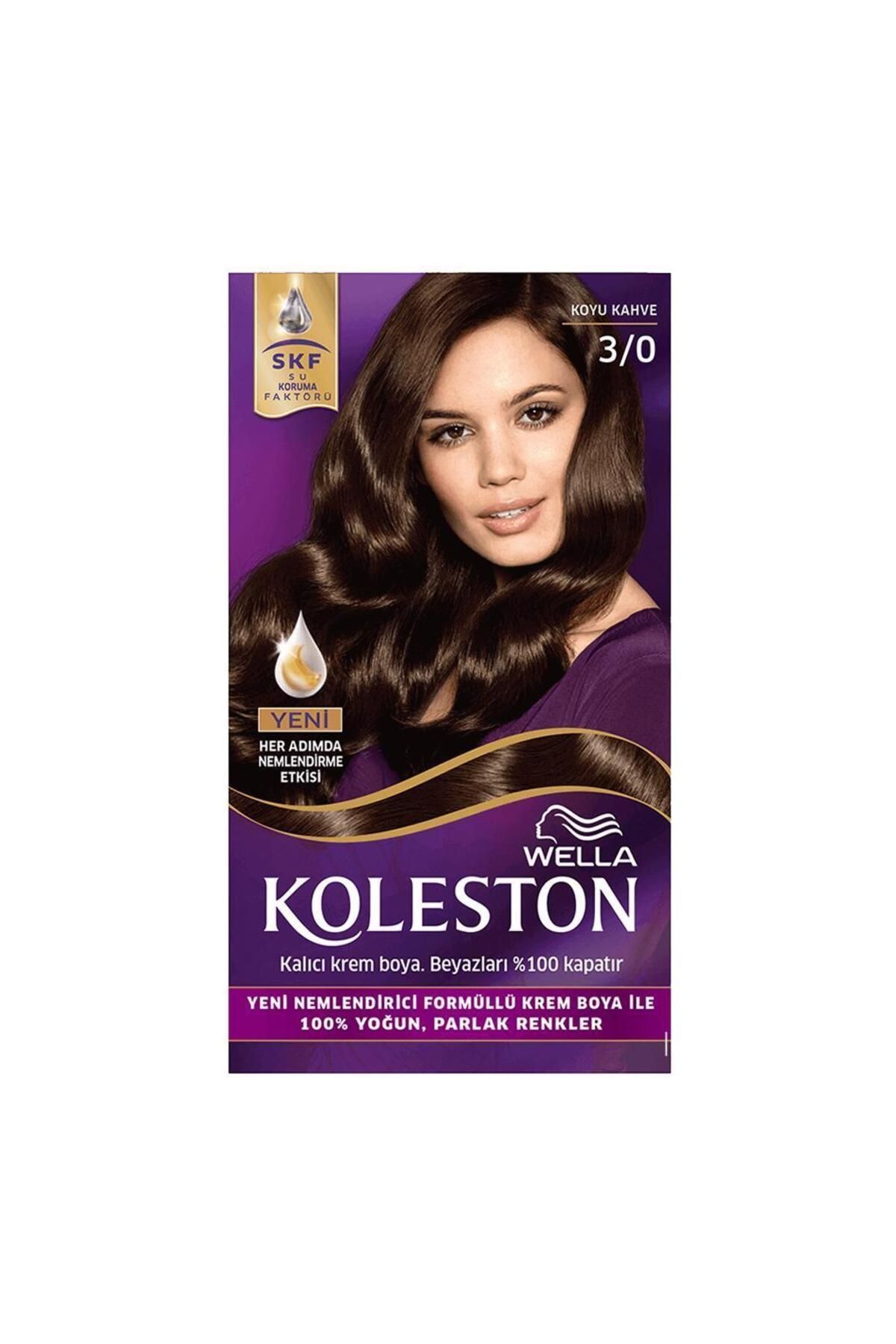 Wella Koleston Kit Saç Boyası 3/0 Koyu Kahve