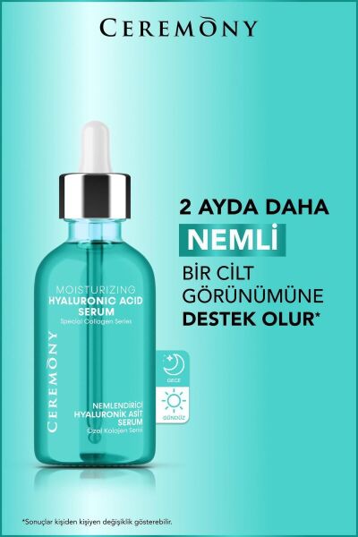 Ceremony Hyaluronik Asit Nemlendirici Cilt Bakım Serumu 30 ml