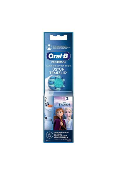 Oral-B Pro Kids Frozen Şarjlı Diş Fırçası Yedek Başlığı 2 Adet