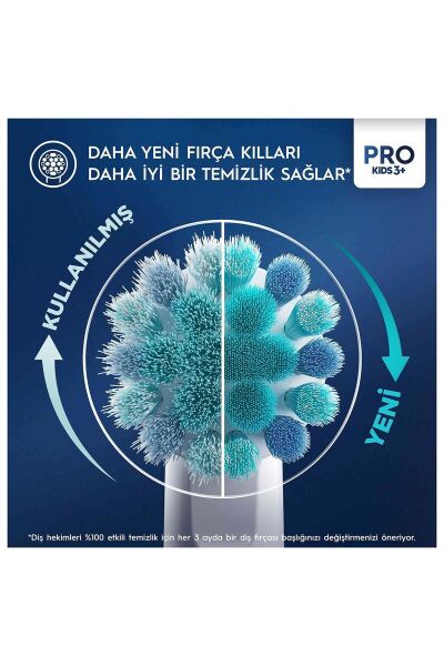 Oral-B Pro Kids Spiderman Şarjlı Diş Fırçası Yedek Başlığı 2 Adet